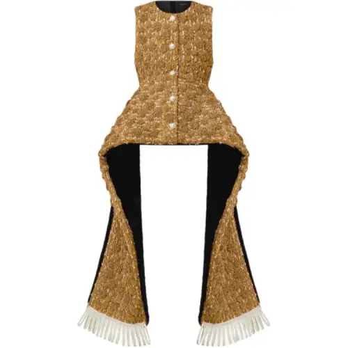 LOUIS VUITTON Vest Women's Gold