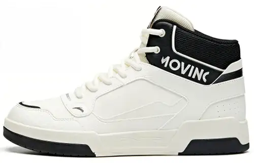 Anta Life Collection High top Skateboard Shoes Men's Black White
