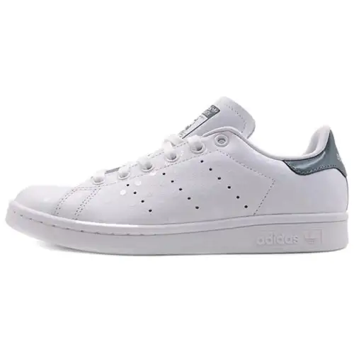 Adidas Originals Stan Smith Slip Resistant Abrasion Resistant Low top Skateboard Shoes Women's White