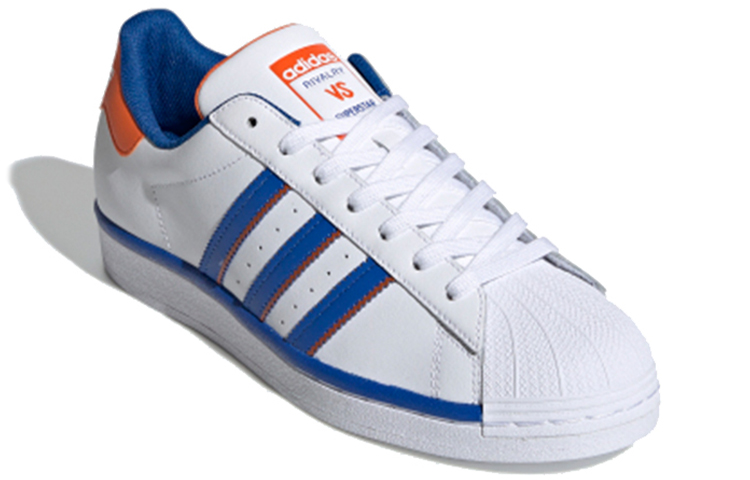 Кеды adidas originals (бело-сине-оранжевые) — фото 2