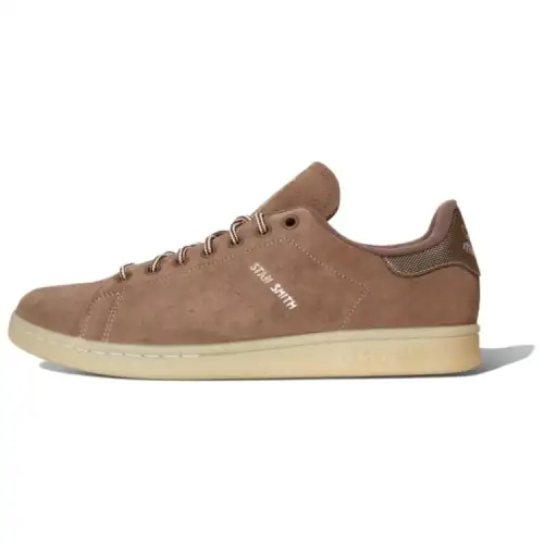 Adidas Originals Stan Smith Slip Resistant Abrasion Resistant Low top Skateboard Shoes Unisex Brown