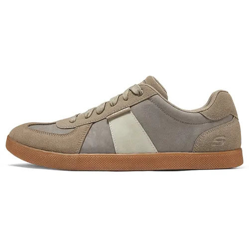 Skechers Abrasion Resistant, Lightweight, And Breathable Low top Skateboard Shoes Men's Taupe