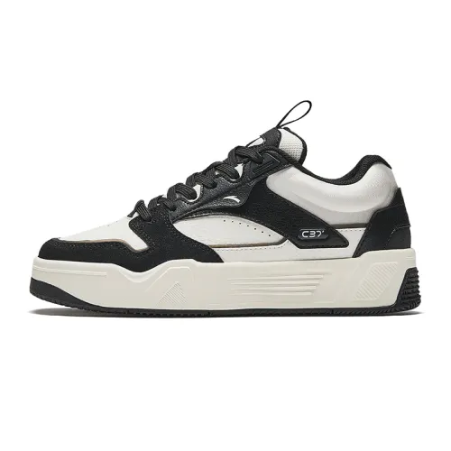Anta C37 Series Slip Resistant, Abrasion Resistant, Lightweight, Height Increasing Low top Skateboard Shoes Women's