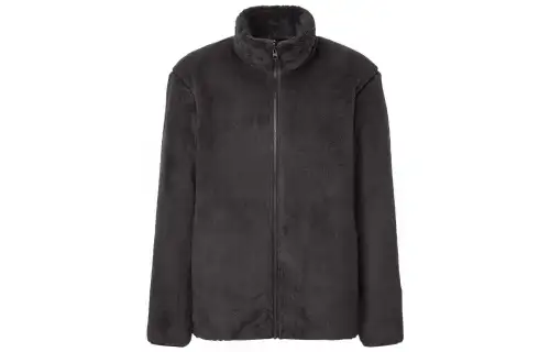 UNIQLO Jackets Men's Gray Stand Collar Moderate Other