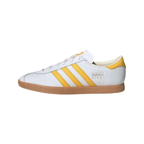Adidas Originals Cow Split Leather Low top Skateboard Shoes Unisex Ivory, Sunlight Yellow, Resin Yellow