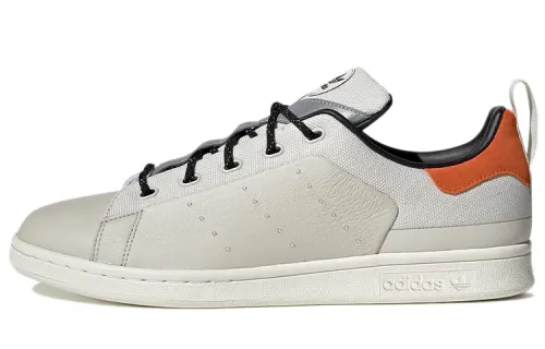 Adidas Originals Stan Smith Lightweight Cozy Casual Skate Shoes Unisex Gray Orange