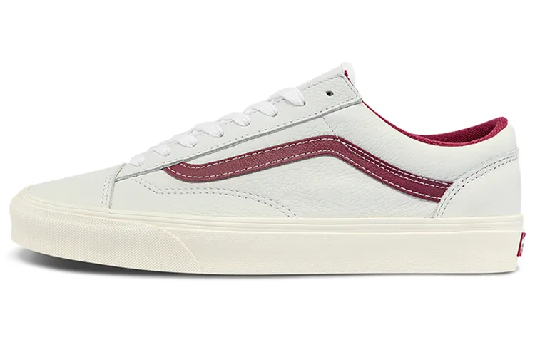 Vans Unisex Style 36 Low Top Sneakers White/Red