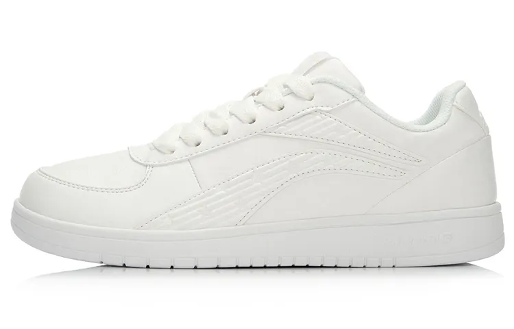 Li Ning Wave Textile, Artificial Leather Comfortable Slip Resistant, Abrasion Resistant, Lightweight Low top