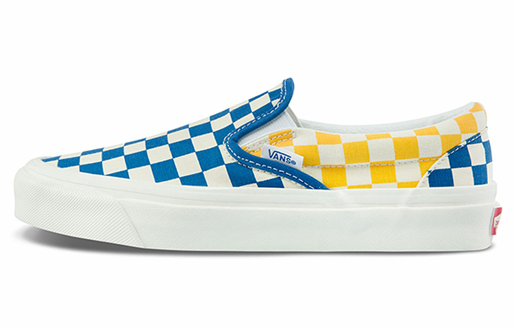 Vans Style 98 Checkboard Yellow Blue