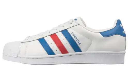 Adidas Superstar 'White Blue Red'
