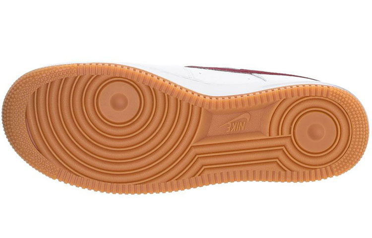 Унисекс кеды Nike Air Force 1 07 Gum Medium Brown (бело-коричневые) — фото 5