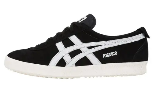 Onitsuka Tiger Delegation Mexico Slip Resistant Abrasion Resistant Low top Skateboard Shoes Unisex Black