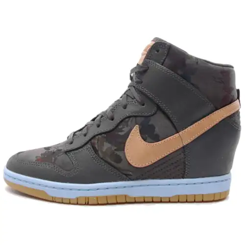 Nike Dunk High Split Cow Leather, Artificial Leather Casual Cushioning Abrasion Resistant Lightweight High top