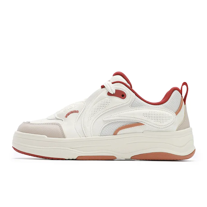 FILA Fabric Low top Skateboard Shoes Women's White Umber