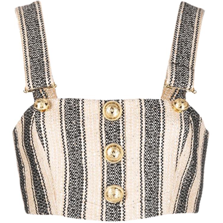 Женская футболка BALMAIN (золотой)