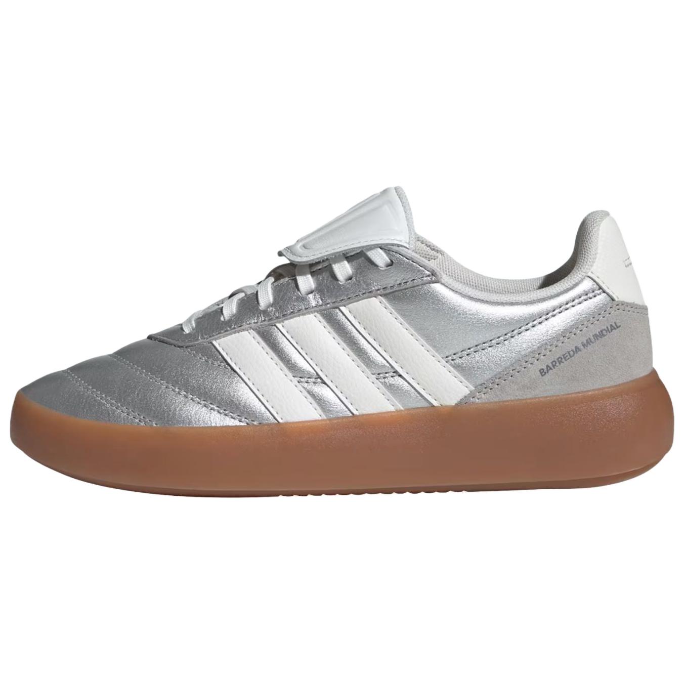 Женские кеды adidas BARREDA MUNDIAL (серебристые)
