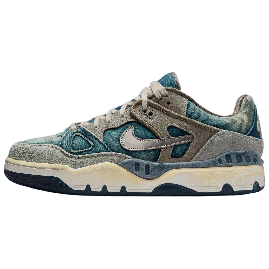 Мужские кеды Nike Nike x Levi's x Nigo Air Force 3 (оливково-серые)