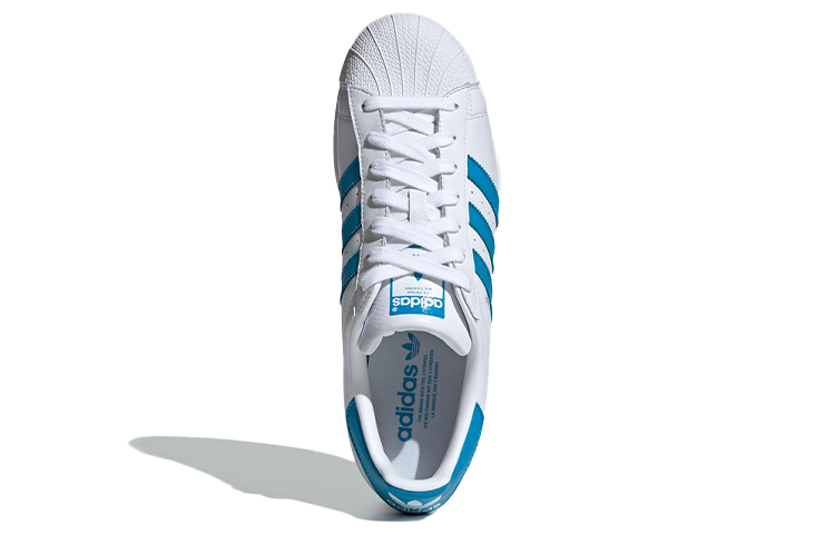 Кеды adidas Superstar (бело-синие) — фото 5