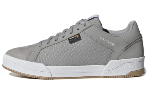 Adidas Originals Court Tourino Skateboard Shoes Men's Low Top Cool Gray
