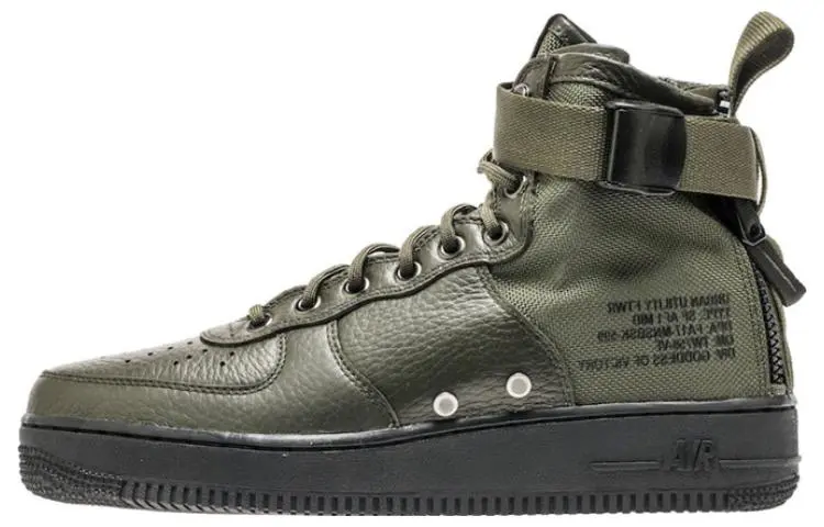 Nike Sf Air Force 1 Mid Sequoia
