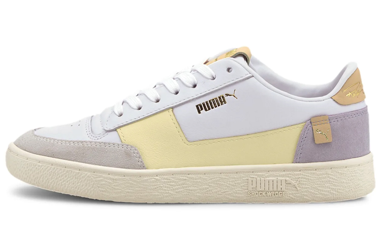Кеды PUMA Ralph Sampson MC (бело-желтые)
