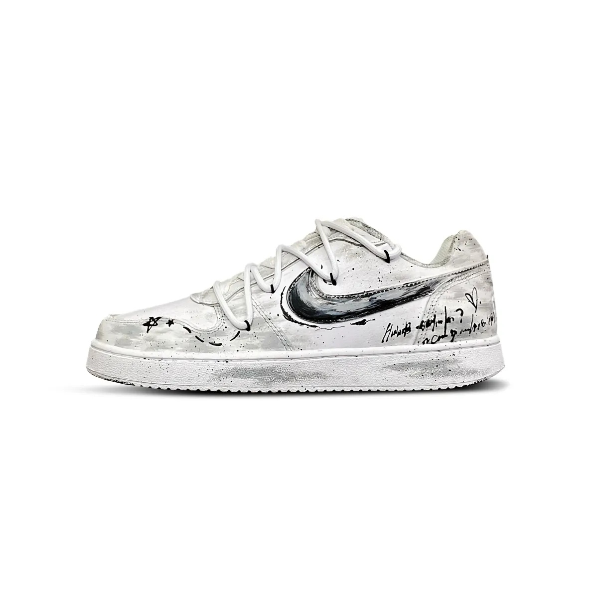 Nike EBERNON Tower Rabbit Coexistence Cushioning Abrasion Resistant Cushioning, Wear Resistant Low top Skateboard Shoes
