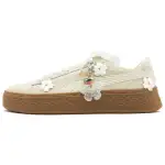 PUMA Smash Platform Floral Dreamy Butterfly Slip Resistant Balance Abrasion Resistant Height Increasing Low top