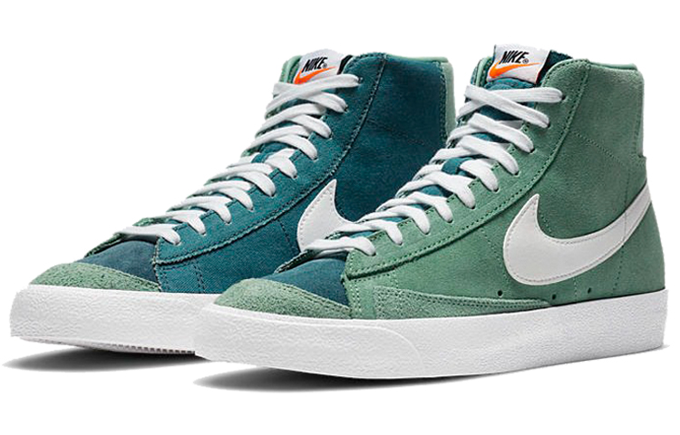 Кеды Nike Blazer 77 VNTG Suede Mix (зеленые) — Зелёный — фото 3