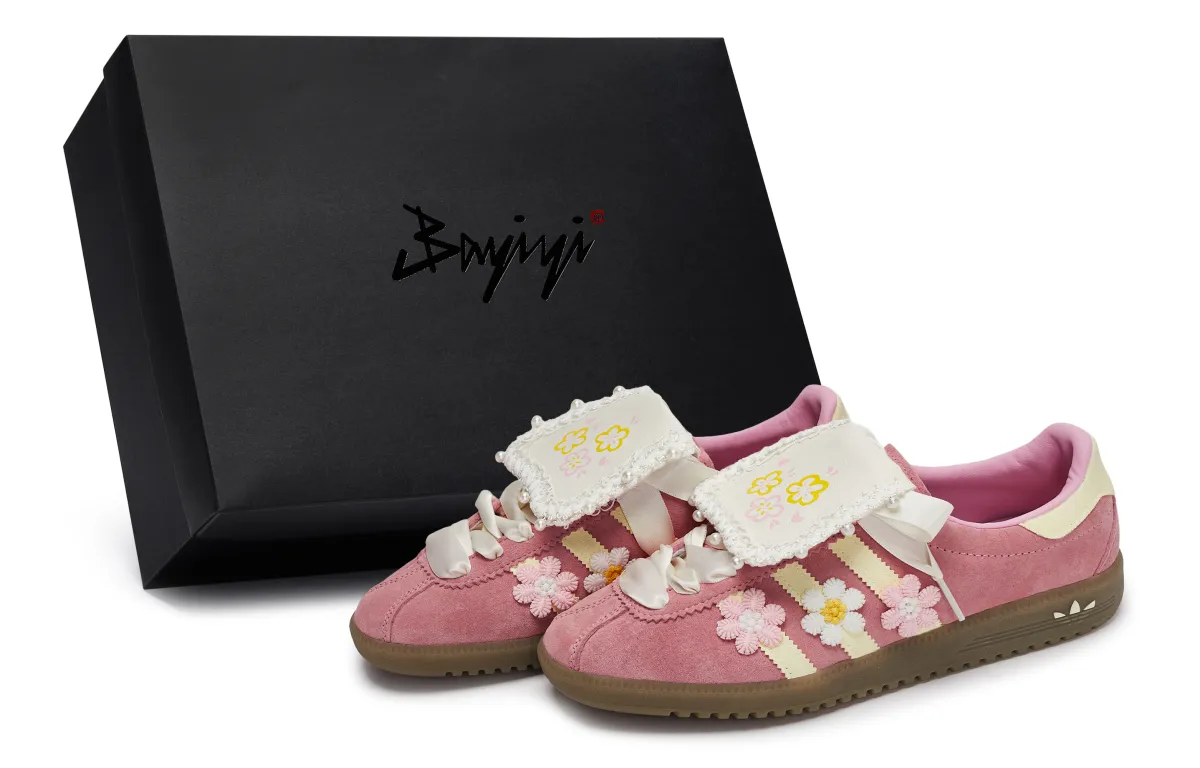 Adidas Originals Bermuda 811 Manufacturing, Floral Butterfly Dancing, Special Shoe Box Abrasion Resistant