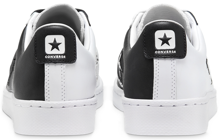 Кеды Converse Cons Pro Leather (бело-черные) — фото 4