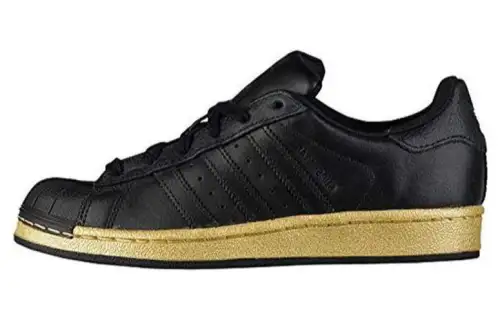 Adidas Originals Superstar Black Gold Youth