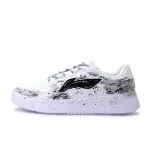 Li Ning Floating Boat Abrasion Resistant, Lightweight, And Breathable Low top Skateboard Shoes Unisex Black White