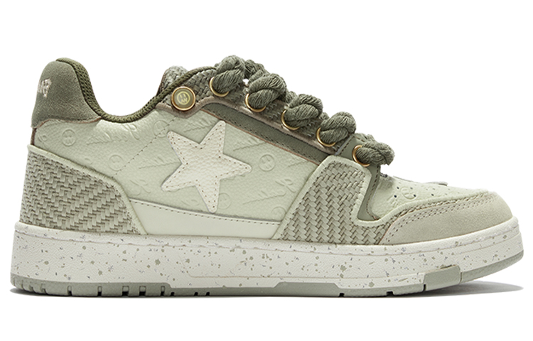 KAALIXTO x BEASTER Textile, Synthetic Leather Abrasion Resistant Low top Skateboard Shoes Unisex
