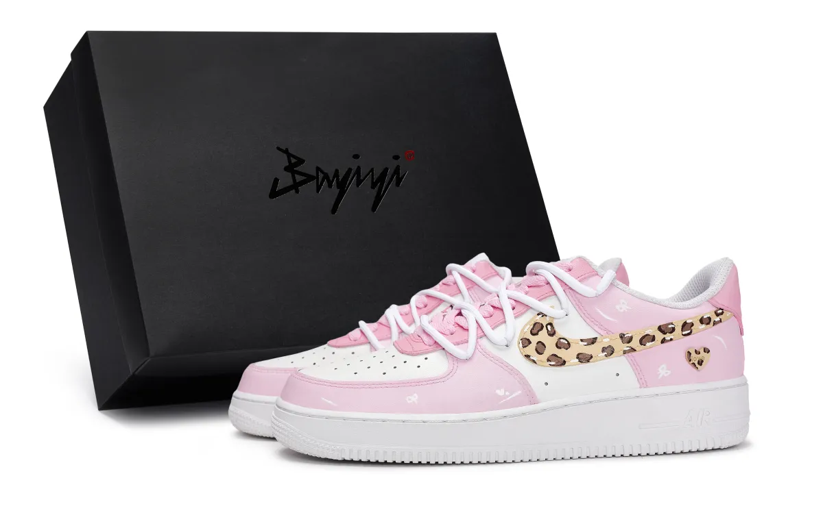 Nike Air Force 1 Made In 811, Leopard Print Paradise, Special Shoe Box Slip Resistant Abrasion Resistant