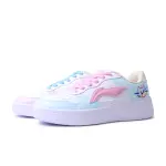 Li Ning Floating Boat Abrasion Resistant Breathable Low top Skateboard Shoes Unisex Pink Blue Mismatched