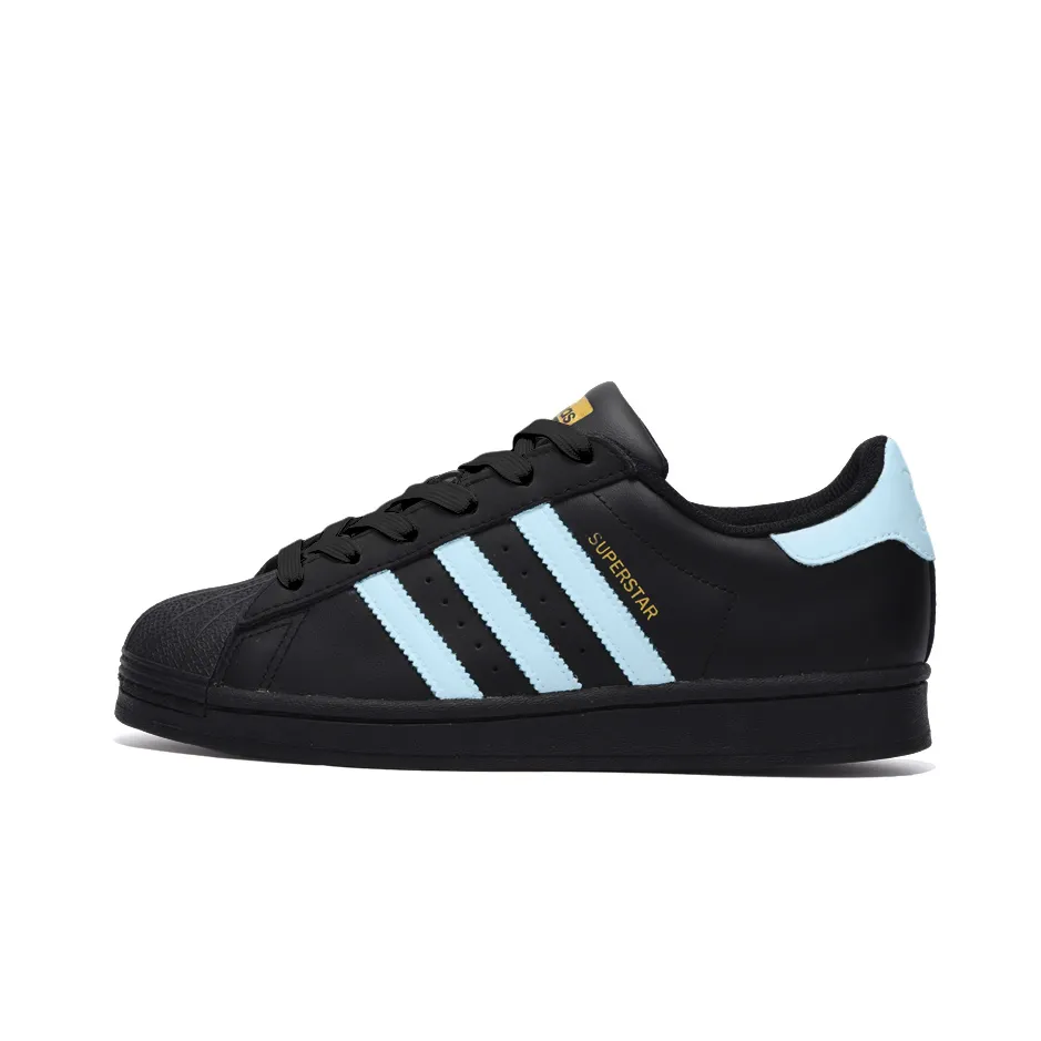 Adidas Originals SUPERSTAR Slip Resistant Abrasion Resistant Low top Skateboard Shoes Unisex Black