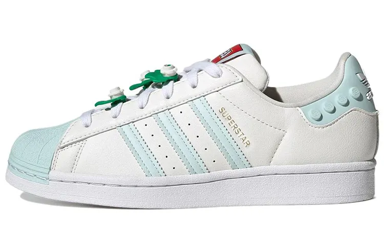 Superstar Lego x Superstar Wmns Adidas Originals 'Clear White Ice Mint'