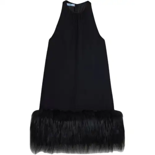 PRADA Sleeveless Dress Women's Black