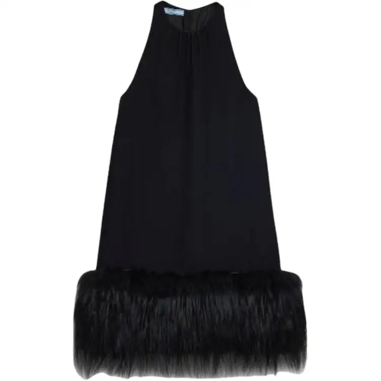 PRADA Sleeveless Dress Women's Black