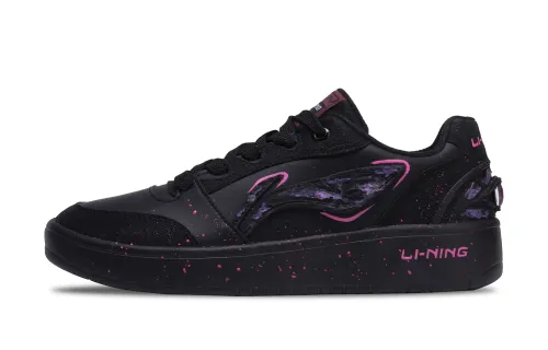 Li Ning Sycee V3 Coverage Slip Resistant And Abrasion Resistant Low top Skateboard Shoes Men's Black