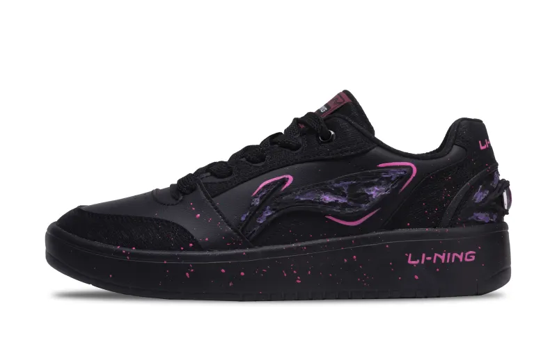 Li Ning Sycee V3 Coverage Slip Resistant And Abrasion Resistant Low top Skateboard Shoes Men's Black