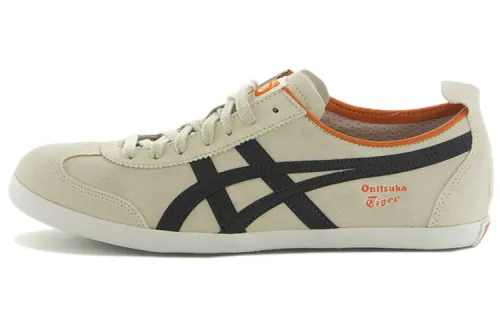 Onitsuka Tiger MEXICO 66 Skateboard Shoes Men's Low Top Beige/Black