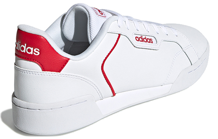 Мужские кеды adidas neo Roguera (бело-красные) — фото 4