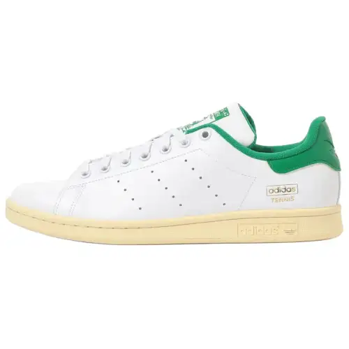 Adidas Originals Stan Smith Slip Resistant Abrasion Resistant Low top Skateboard Shoes Unisex White Green
