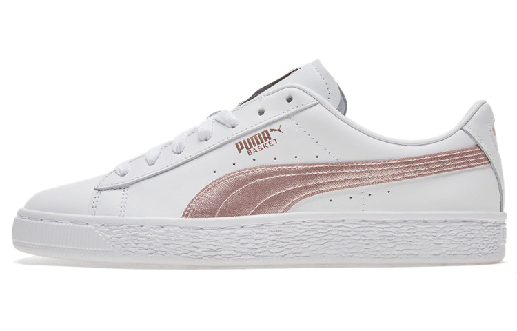 Женские кеды PUMA Basket Classic Metallic (белые)