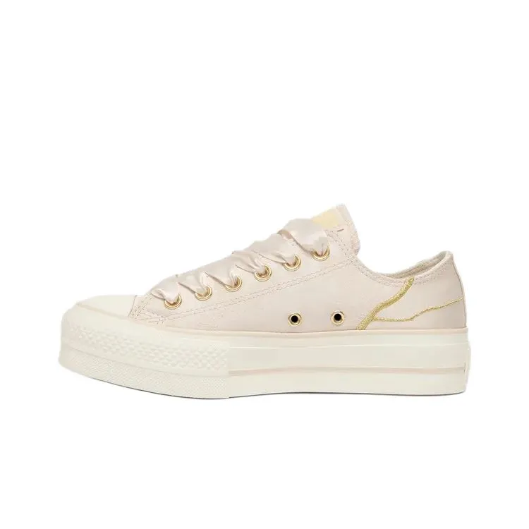 Converse All Star Lift Slip Resistant Abrasion Resistant Low top Skateboard Shoes Women's Brown