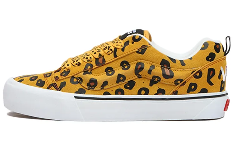 Vans x Imran Potato Vault Knu Skool VR3 LX Suede Abrasion Resistant Lightweight Low top Skateboard Shoes Unisex Yellow