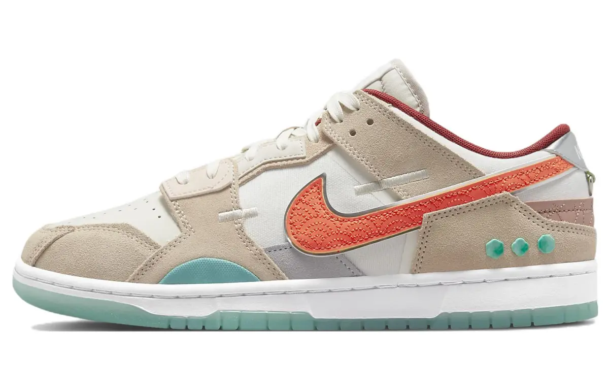 Nike Dunk Scrap Shapeless, Formless, Limitless China Jade Suede, Textile Low top Skateboard Shoes Men's
