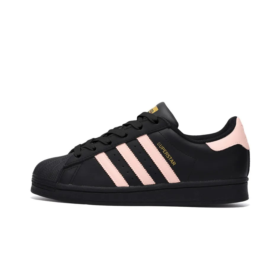 Adidas Originals SUPERSTAR Slip Resistant Abrasion Resistant Low top Skateboard Shoes Unisex Black