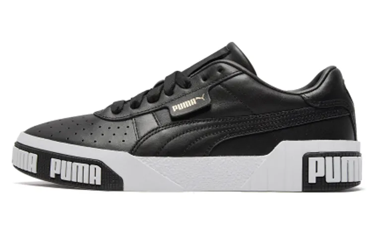 PUMA Cali Bold Black Metallic Gold Women's